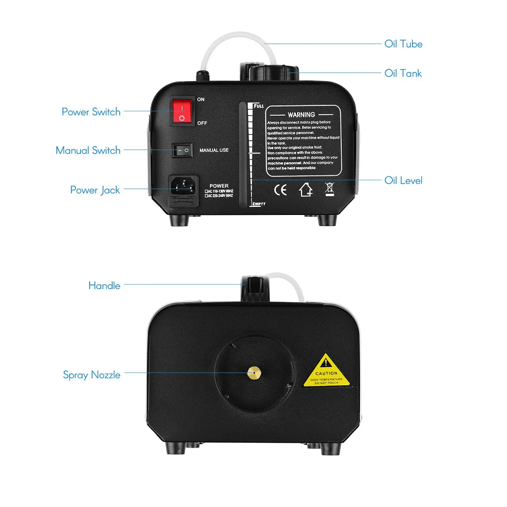دستگاه بخار ساز 900 وات MTS ( مه ساز ) FOG machine 900w mts — تصویر ۳