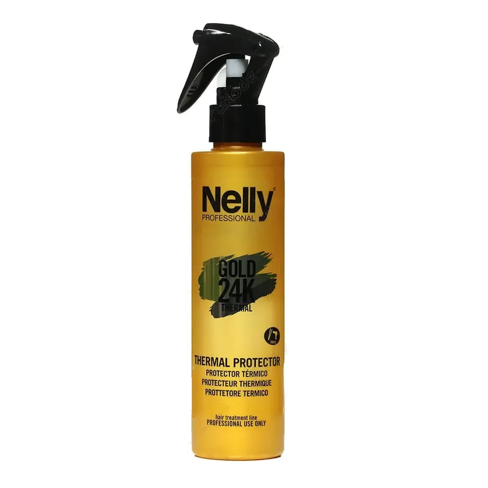 اسپری محافظ حرارتی گلد 24k نلی Nelly — تصویر ۲