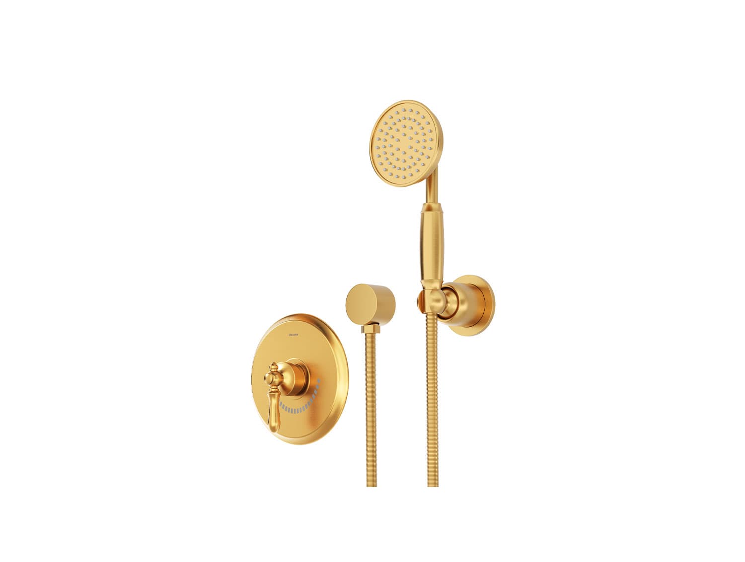 شیر توکار مدل زیگموند BRASS | طلا مات | تیپ دو — تصویر ۲