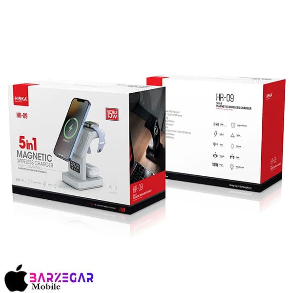 شارژر بی‌سیم هیسکا مدل Hiska HR-09 — تصویر ۸