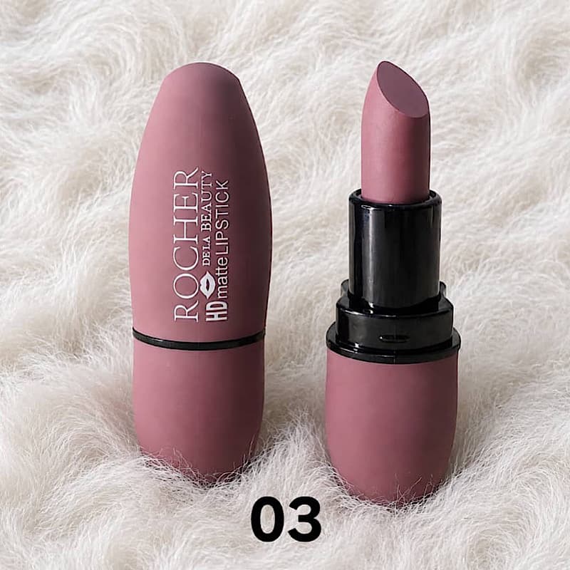 رژ لب جامد روچر مدل Dela Beauty در 6 رنگ — تصویر ۵