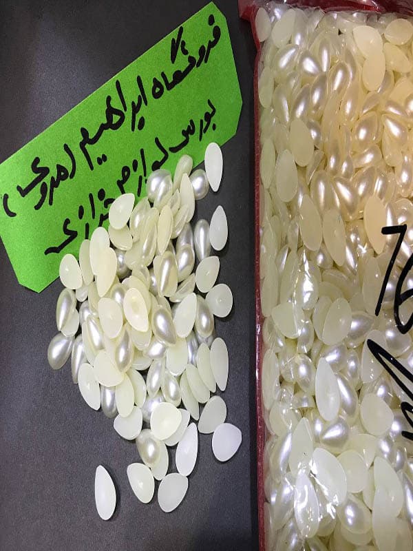 مروارید لپه ای کرم اشک ۱۰*۱۴