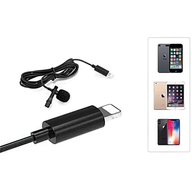 میکروفون یقه‌ای لاوالیر مدل HSX-M03 با رابط Lightning — تصویر ۶
