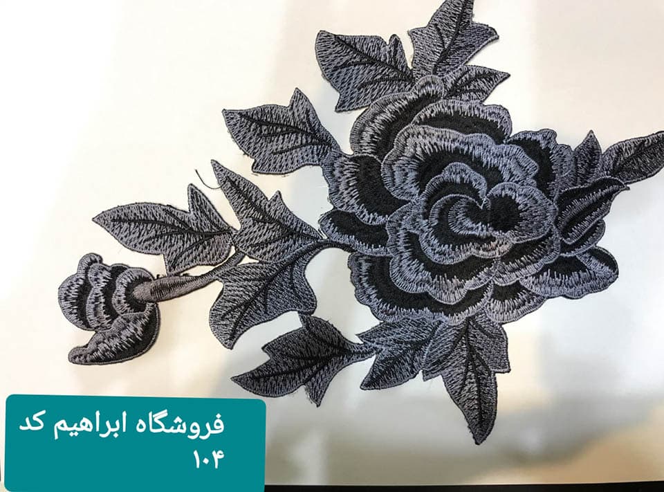 پنل لباس کد ۱۰۴ نقره ای