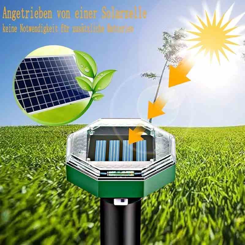 دفع کننده اولتراسونیک حیوانات و پرندگان خورشیدی ALOONEN مدل NFHD88DV بسته 7 عددی — تصویر ۵