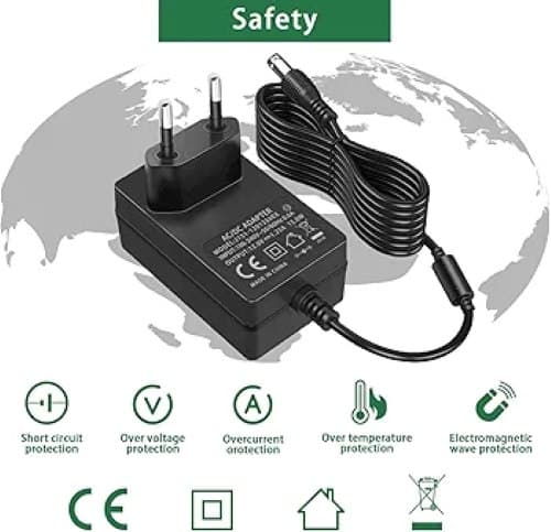 آداپتور AC/DC با منبع تغذیه 12 ولت، 1.25 آمپر و 15 وات ANKS