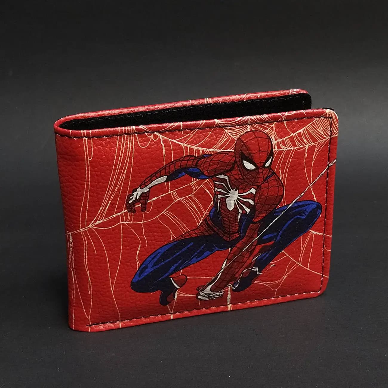 کیف پول چاپی طرح اسپایدرمن Spider Man قرمز | کیف پول فانتزی تار عنکبوتی