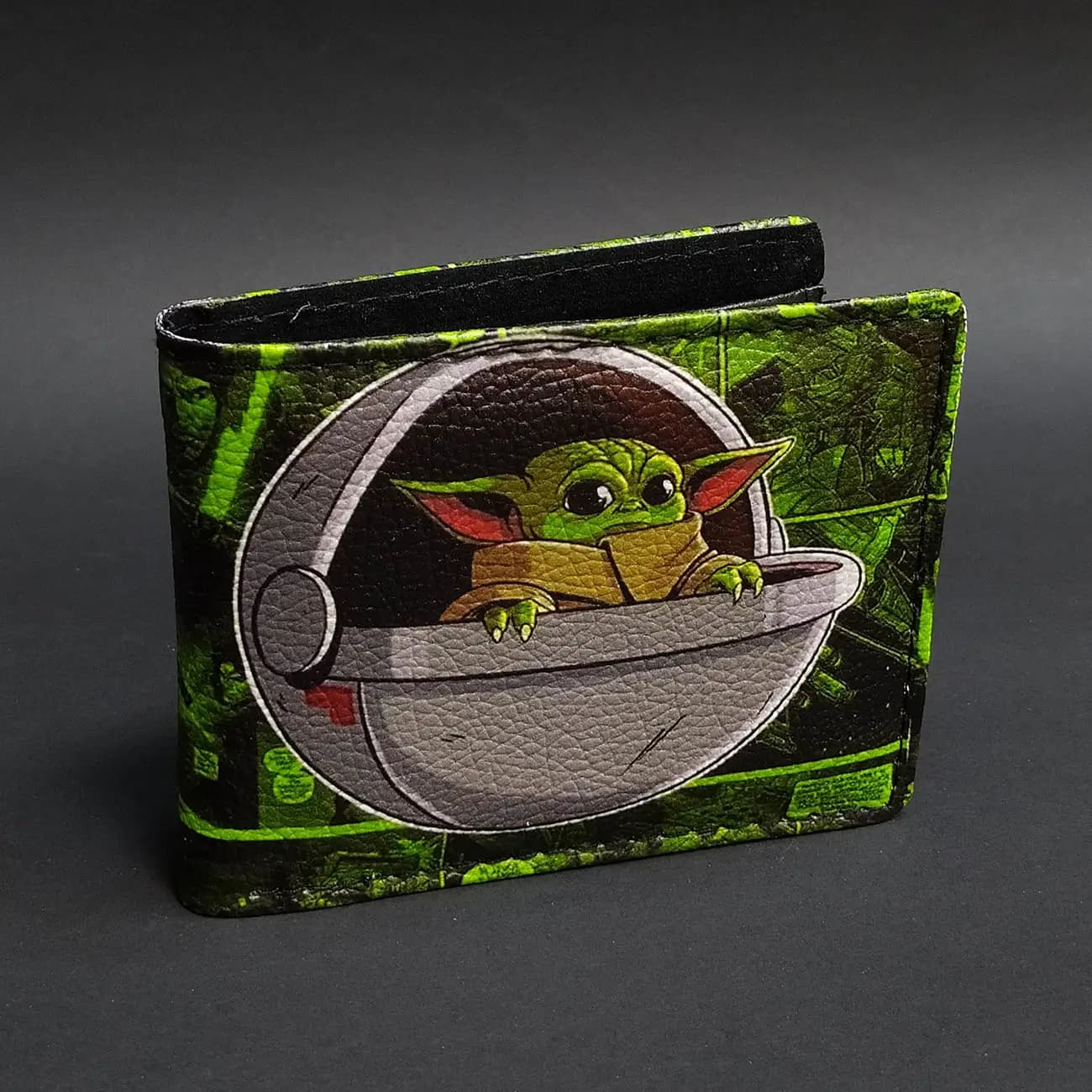 کیف پول چاپی طرح Baby Yoda Grogu | کیف پول فانتزی جنگ ستارگان Star Wars با طراحی خاص