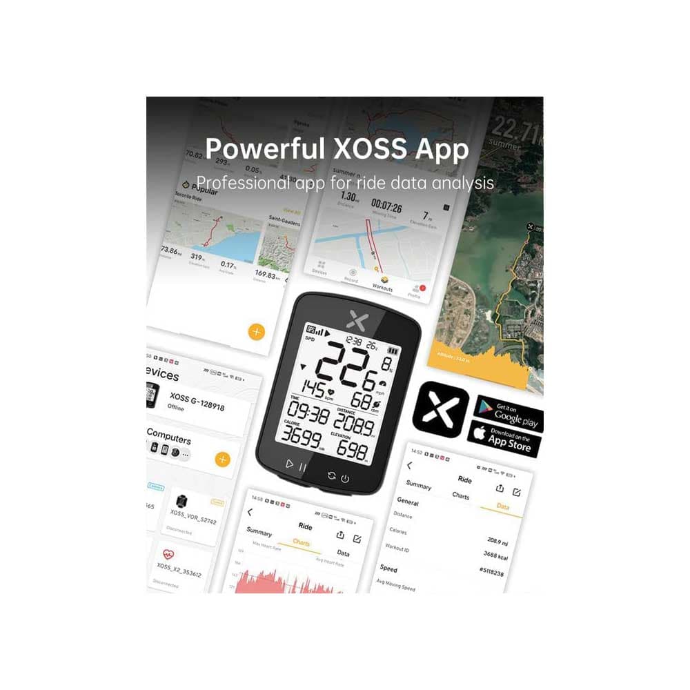کامپیوتر دوچرخه XOSS مدل G+ Gen2 — تصویر ۸
