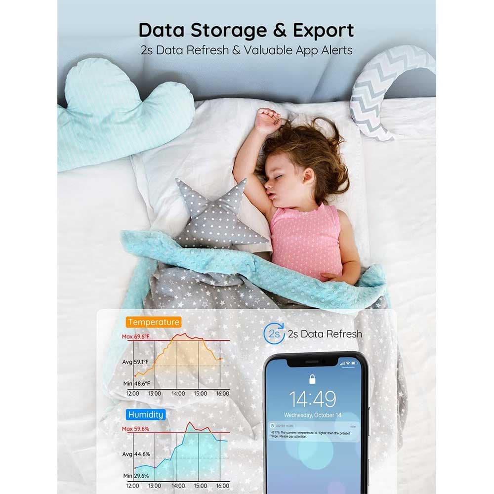 دماسنج و رطوبت سنج هوشمند Govee مدل H5179 — تصویر ۷