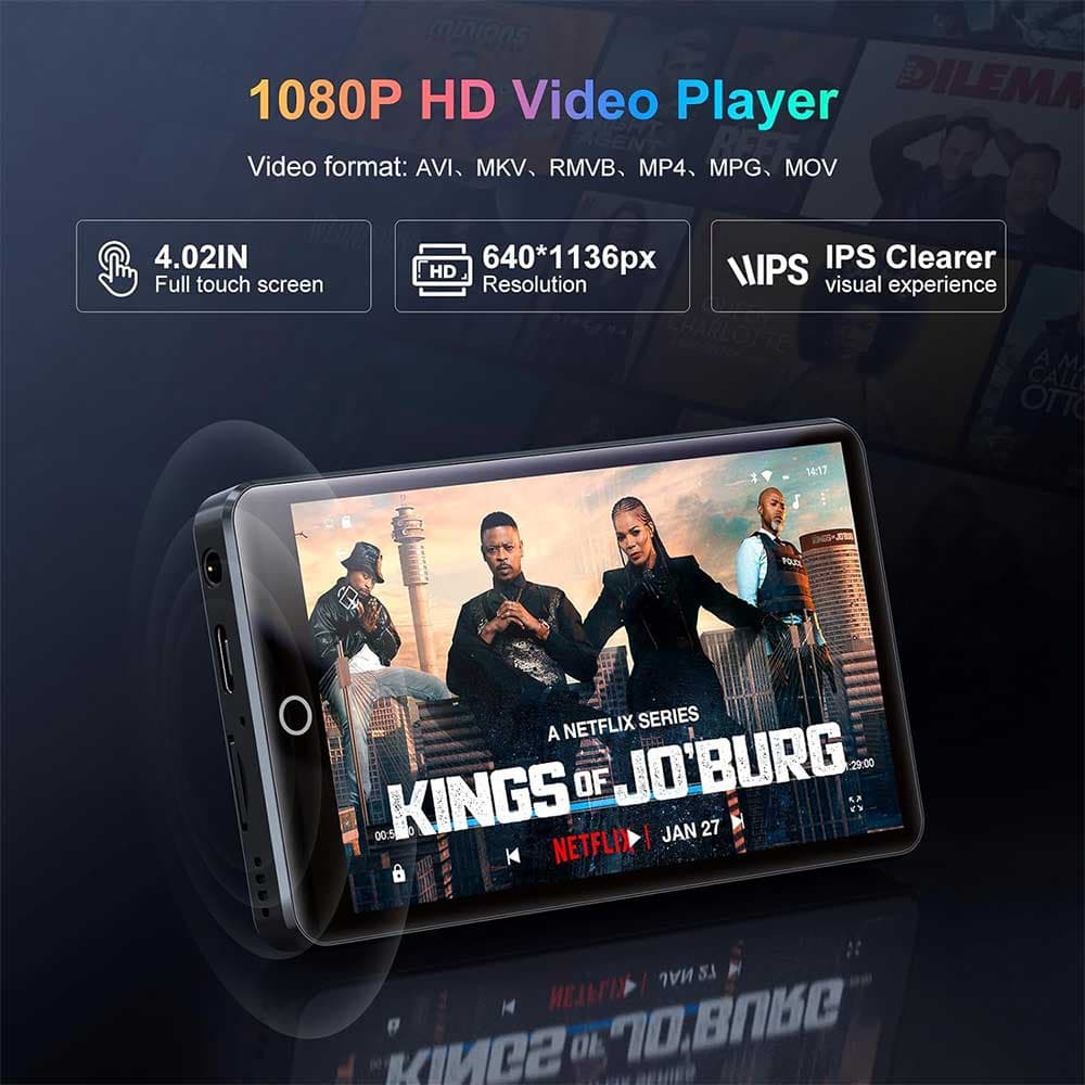 موزیک پلیر Joliker مدل M301 Pro با حافظه 96 گیگابایت (در حد نو) — تصویر ۸