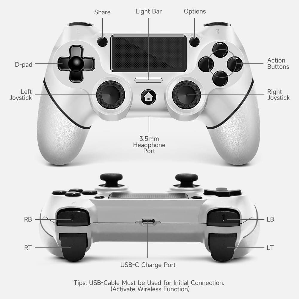 دسته بازی PS4 برند AceGamer مدل QZT-P4-02 — تصویر ۱۰