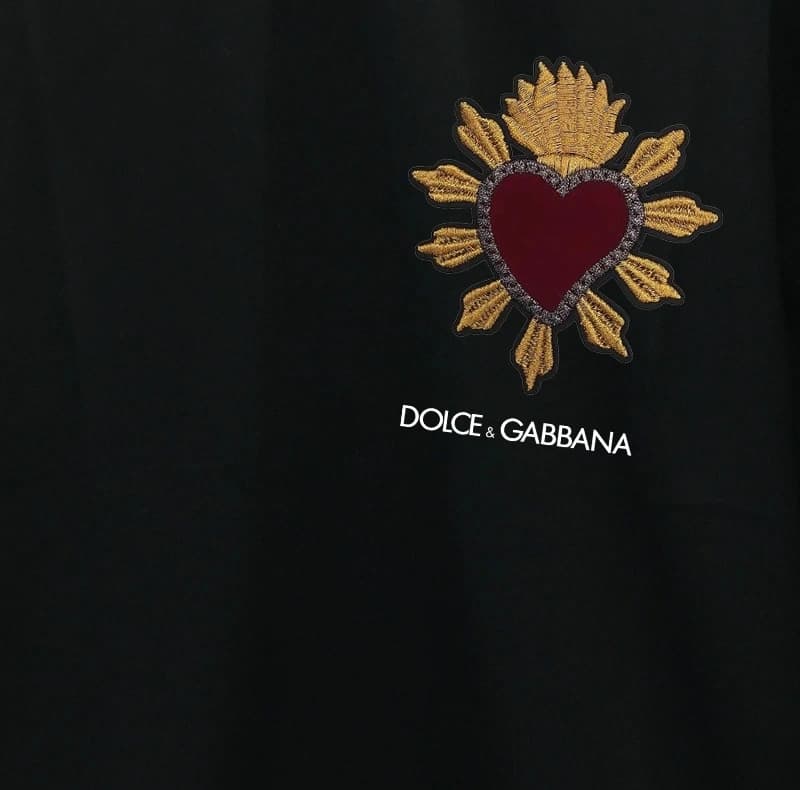 تیشرت مشکی ساده DG — تصویر ۲
