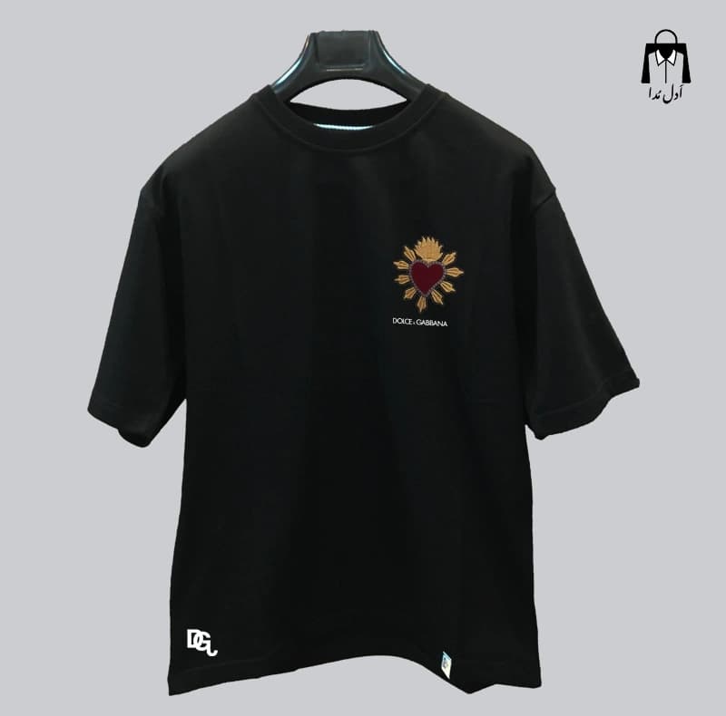 تیشرت مشکی ساده DG