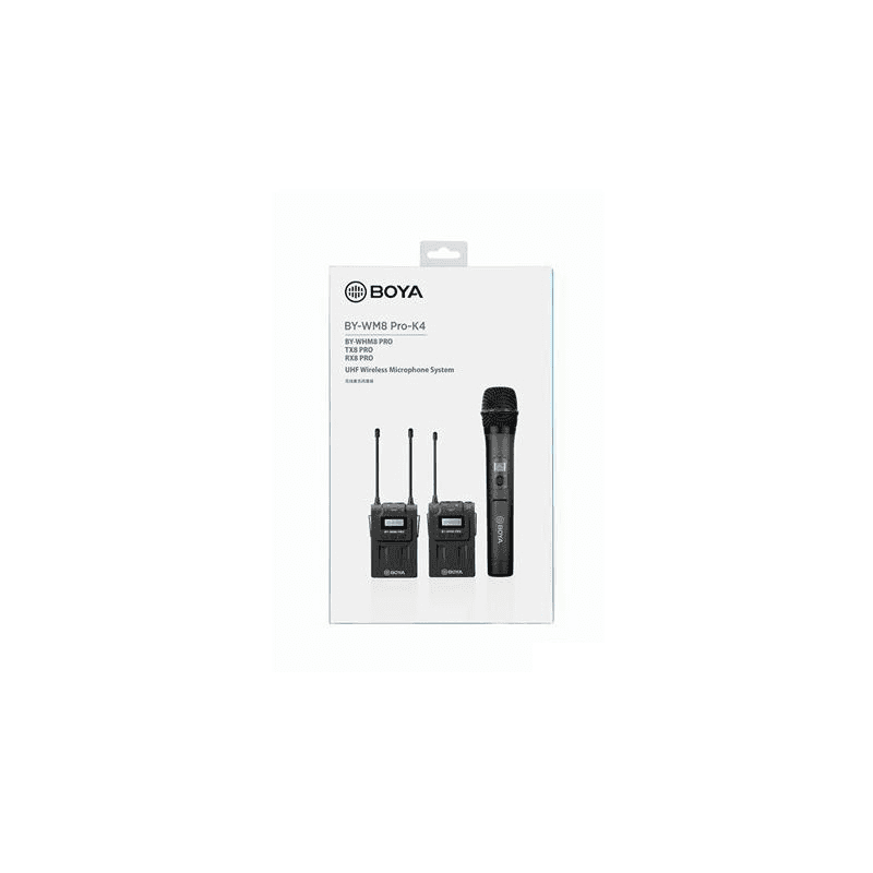 میکروفن بی سیم دستی و یقه ای بویا مدل BY-WM8 PRO-K4 — تصویر ۳