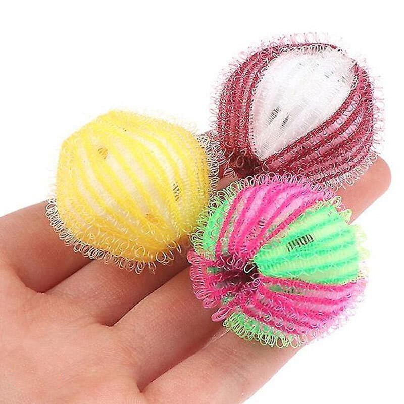 توپ پرزگیر ماشین لباسشویی Washing Ball بسته 6 عددی — تصویر ۴