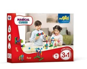 بازي مکعب های جادویی 1 * 3 – 22 قطعه (زینگو) جعبه ای
