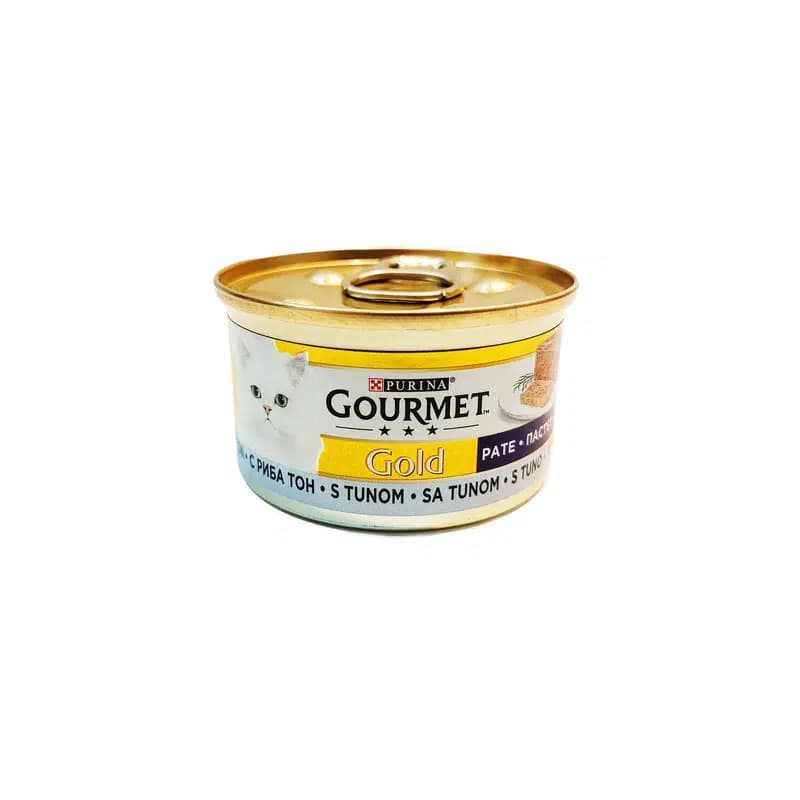 کنسرو غذا گربه پته گورمت مدل ماهی تن وزن 85 گرم