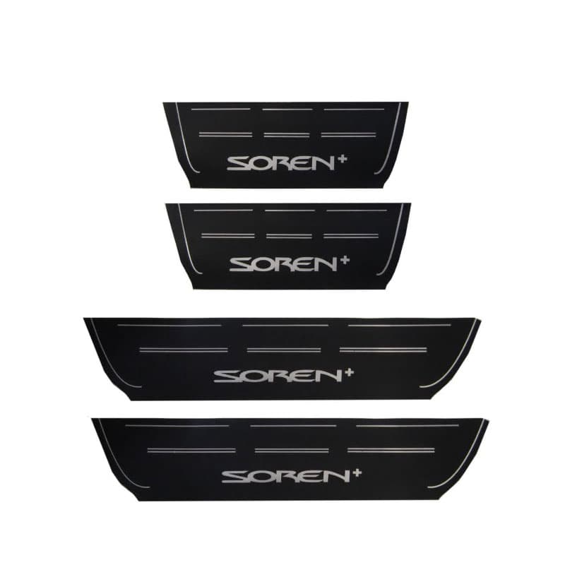 برچسب پارکاب سورن پلاس طرح چرم مجموعه 4 عددی کد 4124
