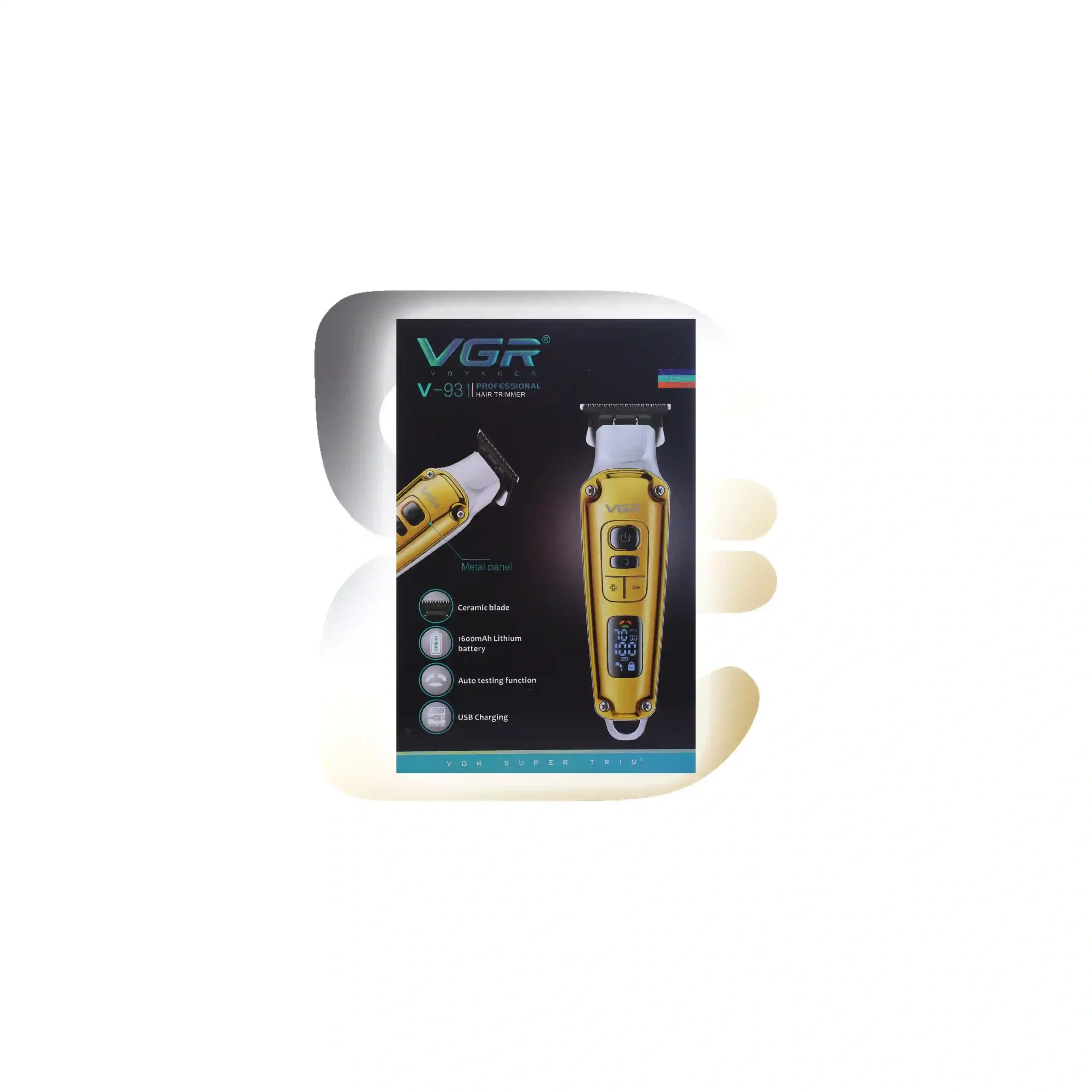 ماشین اصلاح مو سر و صورت وی جی ار مدل V-931 — تصویر ۸