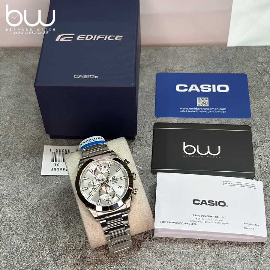 ساعت مچی مردانه کاسیو EDIFICE مدل EFB-710D-7AVU — تصویر ۴