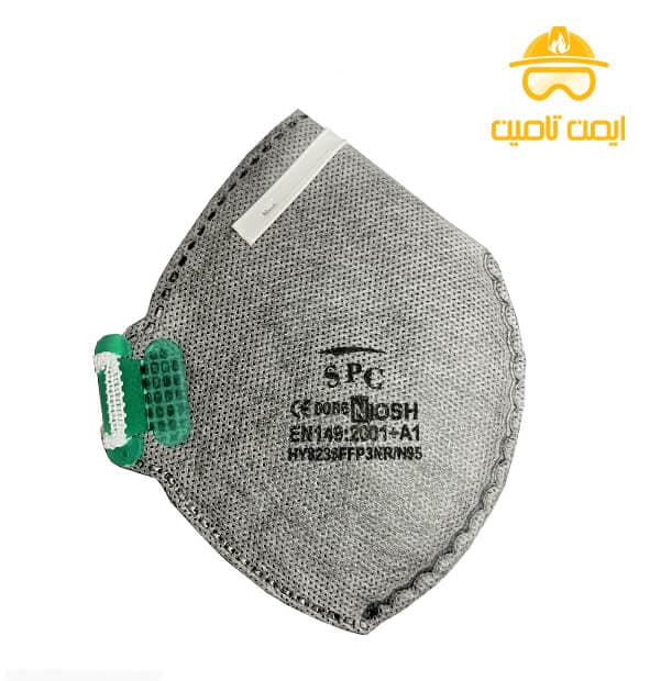 ماسک سوپاپدار SPC مدل FFP3 HY8236 (بسته 12 عددی) — تصویر ۴
