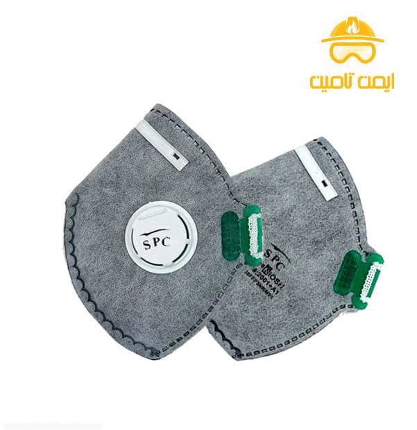 ماسک سوپاپدار SPC مدل FFP3 HY8236 (بسته 12 عددی)