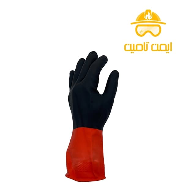 دستکش لاستیکی و بنایی صنعت کار