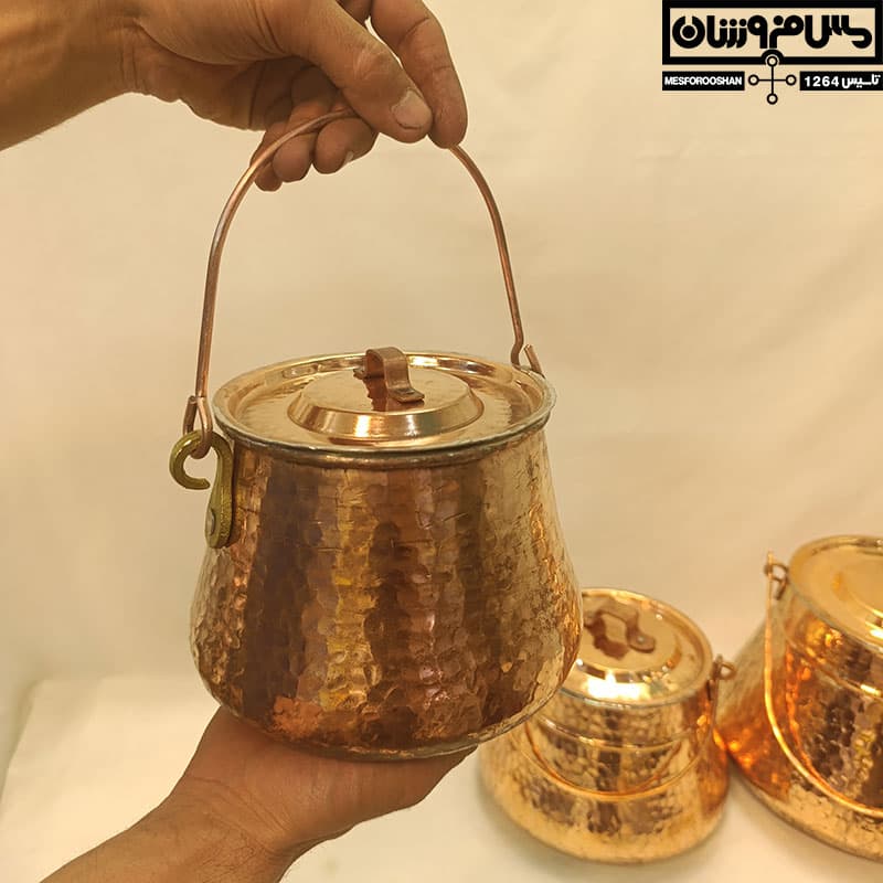 دیزی مسی دستساز سایز 1 مدل تختی — تصویر ۲
