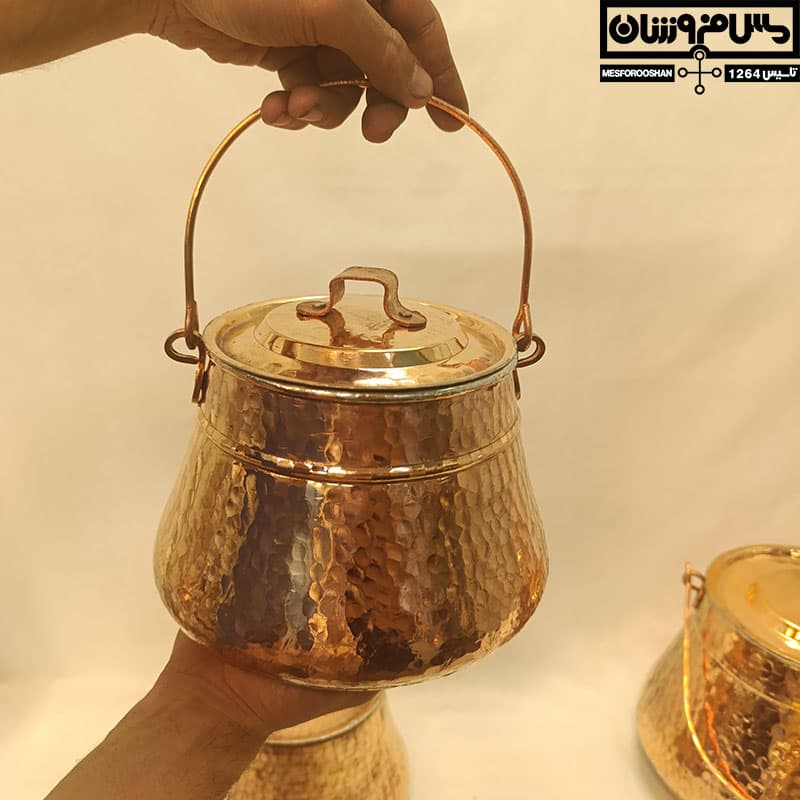 دیزی مسی دستساز سایز 1 مدل تختی — تصویر ۳