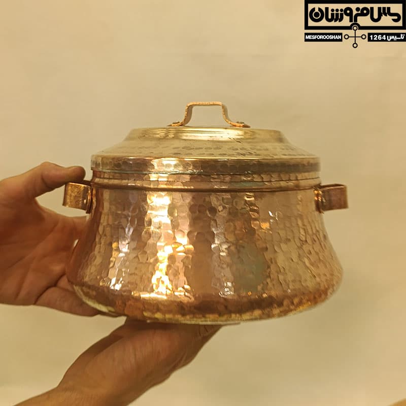 کماجدان مسی دستساز سایز 1 مدل عشایر