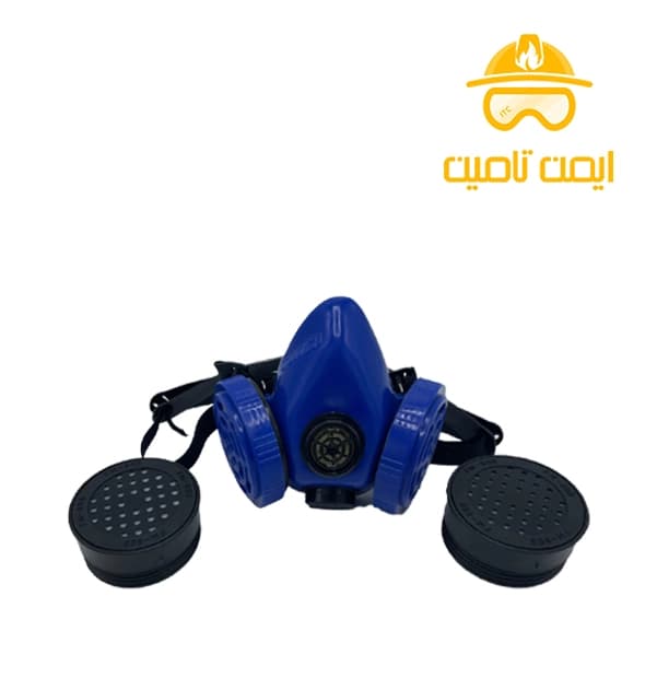 ماسک ایمنی دو فیلتر سانکو ذغالی