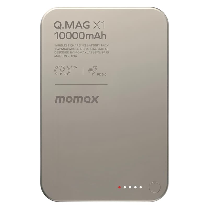 پاوربانک مومکس مدل Q.MAG ظرفیت 10000 میلی آمپر ساعت