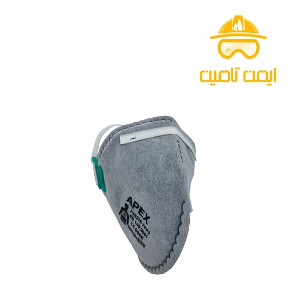 ماسک سوپاپدار اپکس N95 مدل FFP2 8226-بسته 12 عددی — تصویر ۳