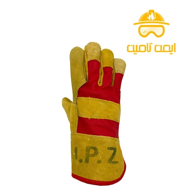 دستکش ایمنی کف چرم ipz — تصویر ۴