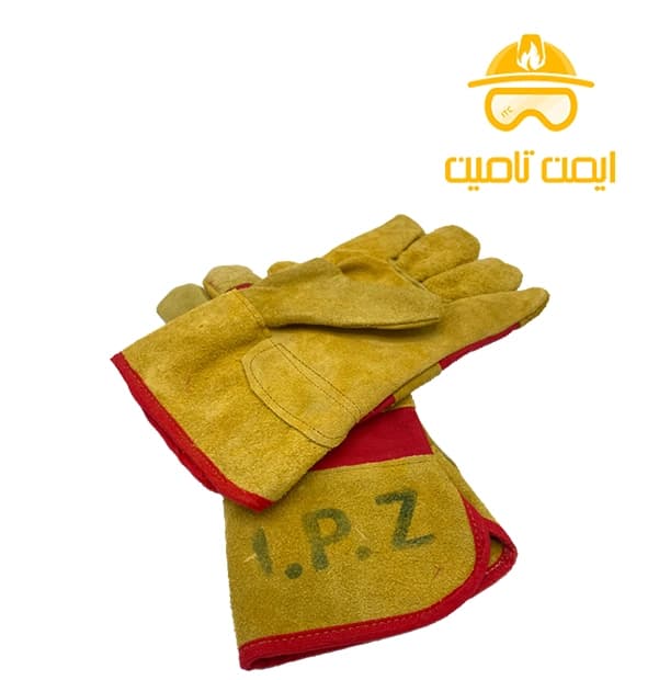 دستکش ایمنی کف چرم ipz