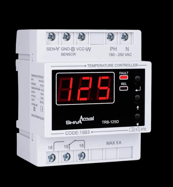 ترموستات -50 تا 125 درجه سانتیگراد شیوا امواج مدل TRB-125D