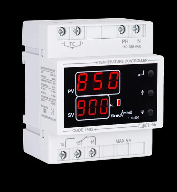 ترموستات 0 تا 900 درجه سانتیگراد شیوا امواج مدل TRB-900