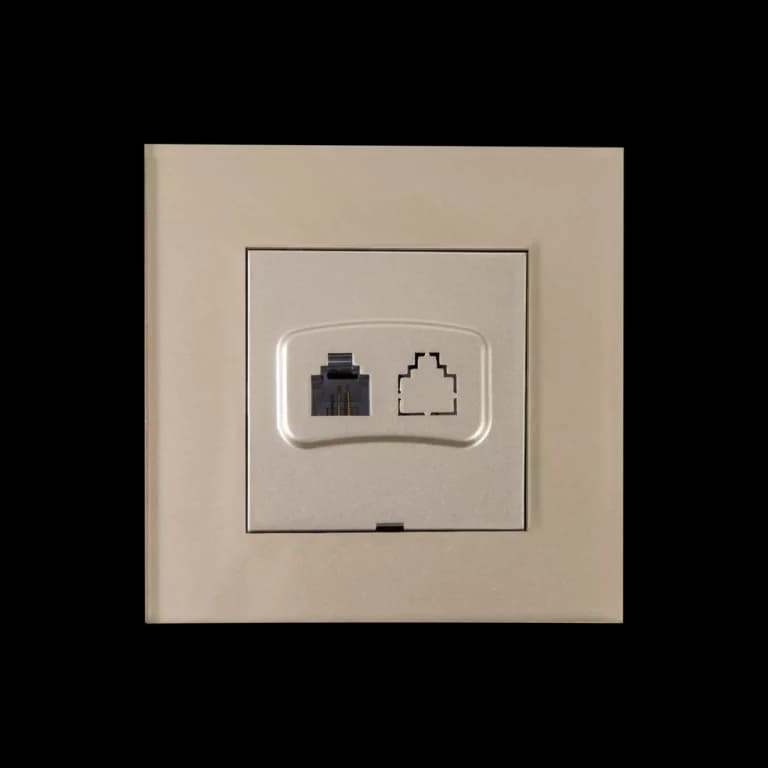 فیش تلفن تک پورت خیام الکتریک مدل پارمیس