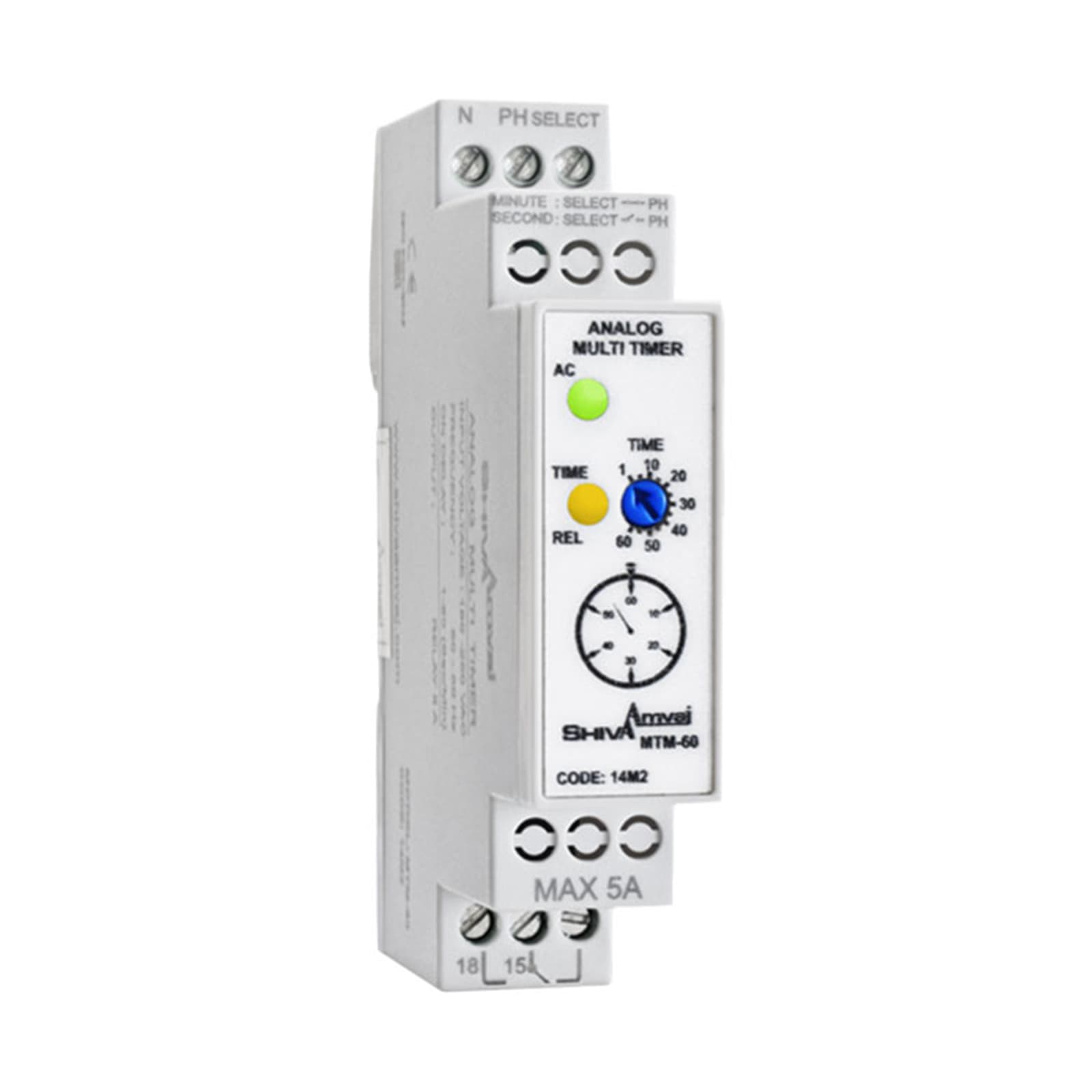 مولتی تایمر آنالوگ(سریn) مدل mtjn-60