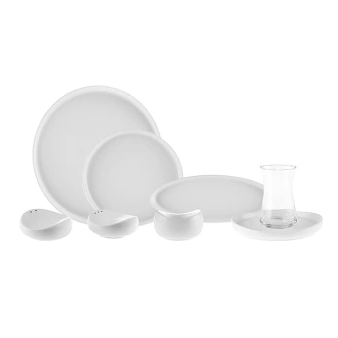 ست صبحانه خوری 28 پارچه کاراجا 6 نفره مدل Forever Bone Olla — تصویر ۲