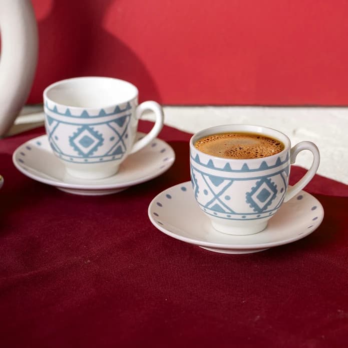 ست قهوه خوری ۲ نفره امسان مدل Ethnic — تصویر ۳
