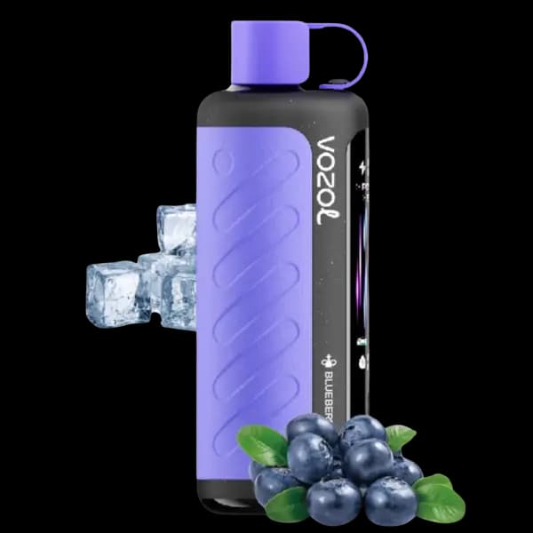پاد یکبار مصرف وزول گیر هوکا بلوبری یخ 40000 پاف Vozol gear hookah blueberry ice pod — تصویر ۲
