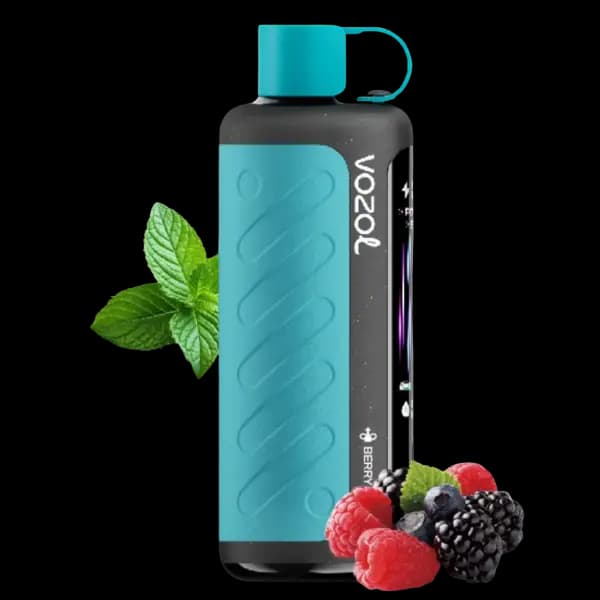 پاد یکبار مصرف وزول گیر هوکا نعنا بری 40000 پاف Vozol gear hookah berry mint pod
