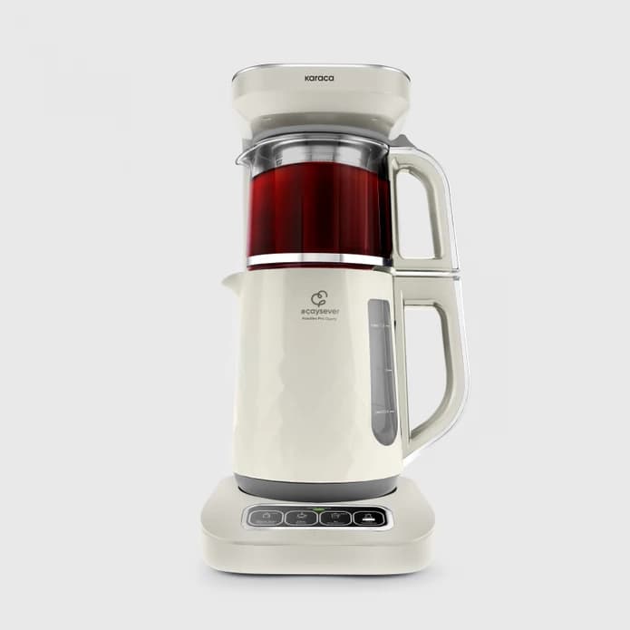 چاییساز برقی کاراجا مدل رباتیک Çaysever Robotea Pro کرم
