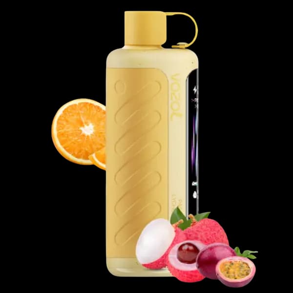 پاد یکبار مصرف وزول گیر هوکا پرتقال لیچی پشن فروت 40000 پاف Vozol gear hookah passion fruit lychee orange pod — تصویر ۲