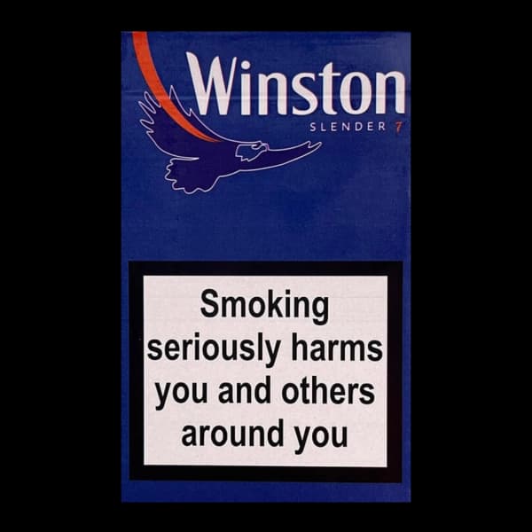 سیگار وینستون سلندر 7 آبی اسموک Winston slender 7 blue smoke