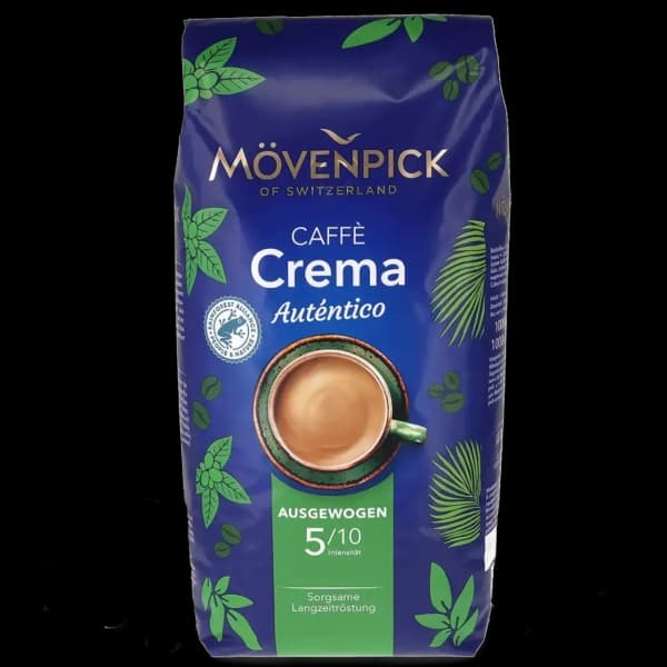 دانه قهوه موونپیک کافه کرما آتنتیکو Movenpick caffe crema autentico