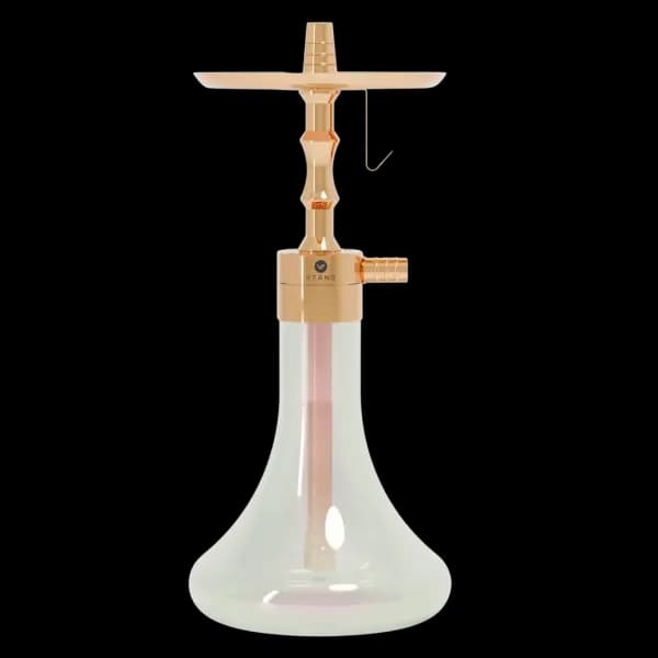 قلیان کرنو اورجینال دراگون سایز مدیوم طلایی مات Kerno hookah original dragon medium matte gold