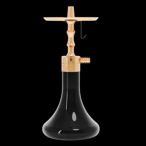 قلیان کرنو اورجینال مدل دراگون مدیوم طلایی براق Kerno hookah original dragon medium shiny gold